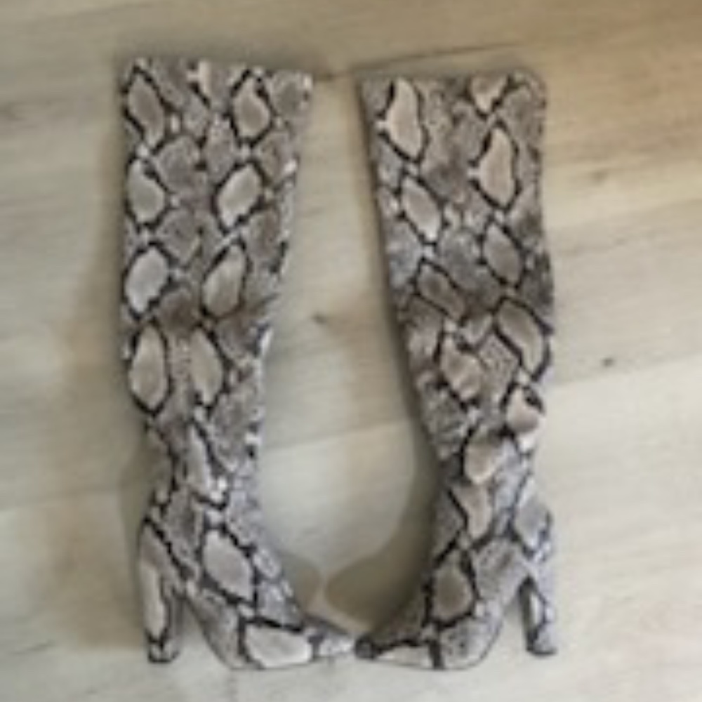 Snakeskin Boots